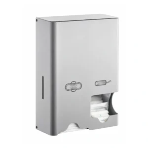 DISP FEM 100 - Dispenser in acciaio inox per prodotti igiene femminile